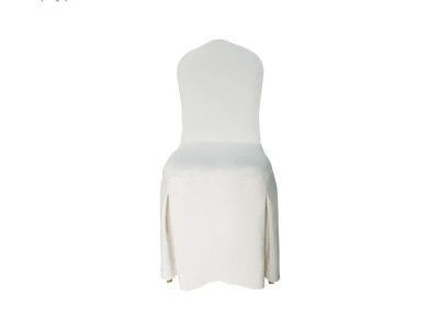 White spandex chair cover